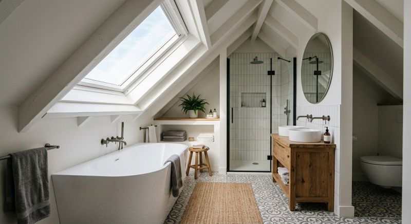 Attic Bathroom Remodeling in Woodstock, VT